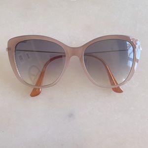 Dusty pink sunglasses